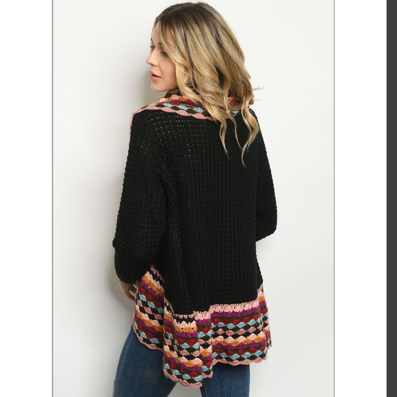 🎉Last 2🎉Multi Colored Boho Cardigan Sweater - Picture 2 of 9